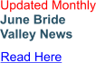 Updated Monthly June Bride  Valley News Read Here