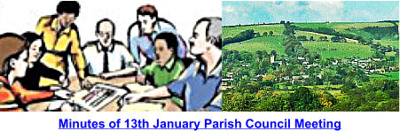 Minutes of 13th January Parish Council Meeting