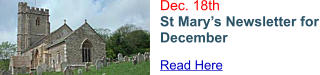 Dec. 18th St Mary’s Newsletter for December Read Here