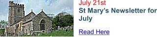 July 21st St Mary’s Newsletter for July Read Here