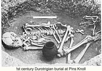 !st century Durotrigian burial at Pins Knoll