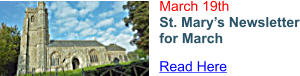 March 19th St. Mary’s Newsletter for March Read Here